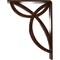 Ekena Millwork Versailles Wrought Iron Bracket, (Triple center brace), Antiqued Copper 2"W x 5 1/2"D x 8"H BKTM02X05X08TVEACO - alternate 6
